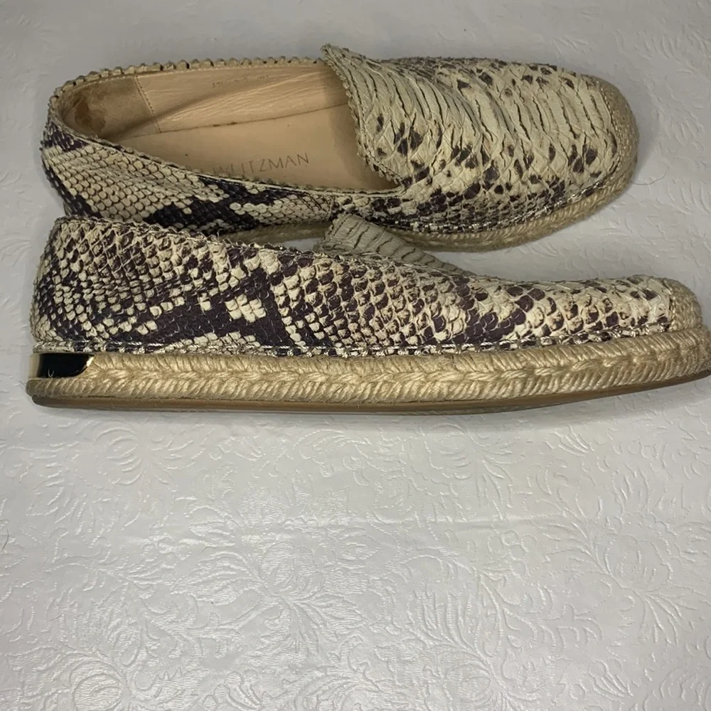 Stuart Weitzman Catalan Snake Espadrilles‎